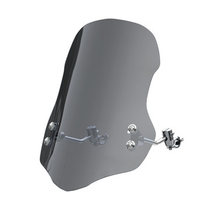 适用于摩托车豪爵铃木骊驰gw250前风挡 通用前挡风透亮玻璃板改装