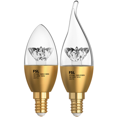FSL佛山照明蜡烛灯E14螺口尖泡