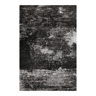 楼兰美惠 北欧地毯黑灰色客厅茶几地毯ins卧室现代简约茶几地垫