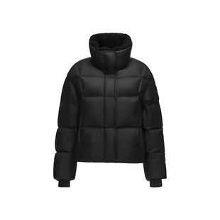 坦博尔25冬季新款布朗尼2.0羽绒服女士短款保暖显瘦廓形加厚外套