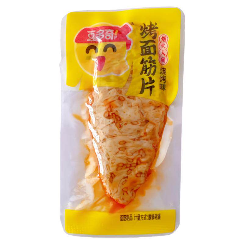 豆多奇香辣烤面筋片素肉解馋小袋