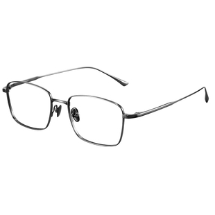 感光变色近视墨镜男款带度数简约纯钛方框驾驶镜防紫外线太阳眼镜