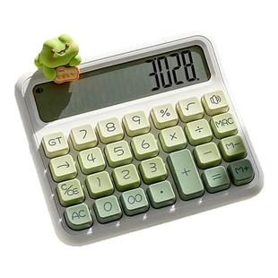 高颜值渐变语音计算器学生用便携计算器女神款商务办公用财务会计专用算账用计算机网红款多功能办公室计算器