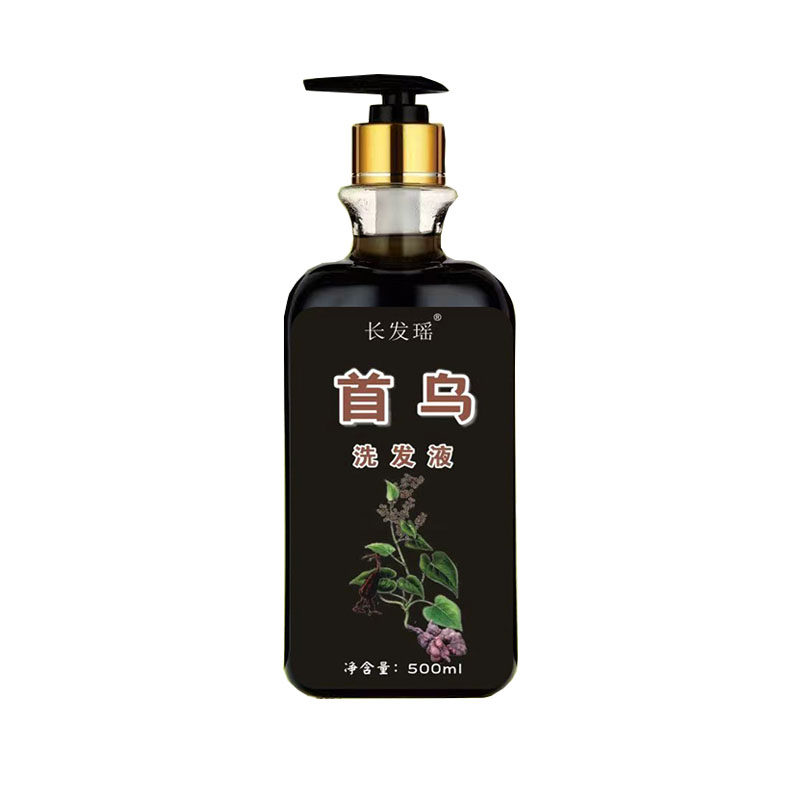 长发瑶何首乌白转黑植物洗发水