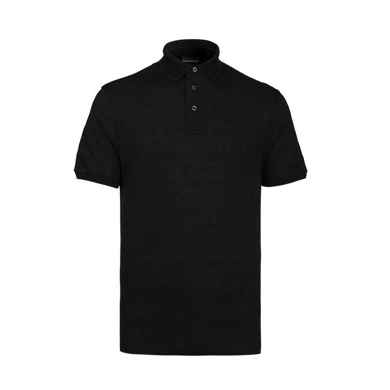 【自营】EMPORIO ARMANI/阿玛尼男士夏季商务休闲针织短袖polo衫