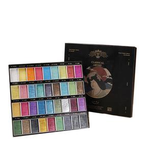 鲁本斯珠光古彩国画颜料套装中国画颜料套装藤黄署红白色水墨山水绘画颜料专业染料中国传统色大师初学者套装