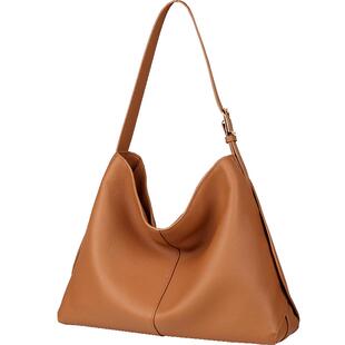 头层牛皮托特包女大容量2026秋冬新款高级感单肩腋下包斜挎大包包