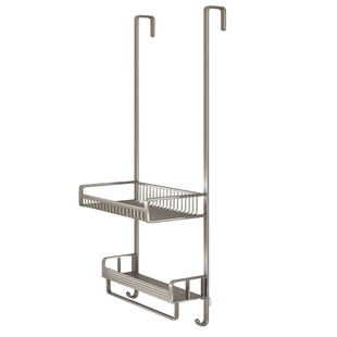 浴室置物架卫生间玻璃门挂架收纳加长架子毛巾架淋浴房挂篮悬挂式