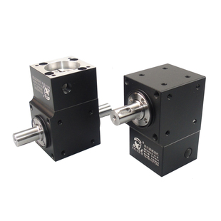 贝尔精密90度直角换向器42 60单双轴孔步进 伺服电机减速机转向器