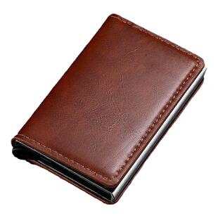 防盗金属卡包RFID动弹信用卡铝合金属盒男士卡位银包卡盒卡片