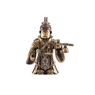 琢匠秦始皇帝陵博物院兵马俑摆件文创李斯手把件中式公仔铜纪念品