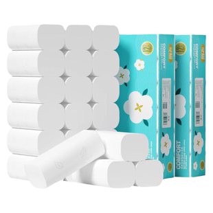 72卷卫生纸卷纸家用实惠装整箱纸巾无芯卷筒纸卫生间厕所厕纸手纸