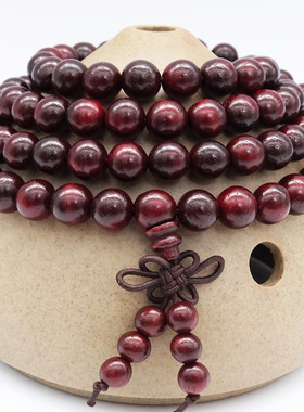 老挝酸枝木饰品文玩佛珠手链