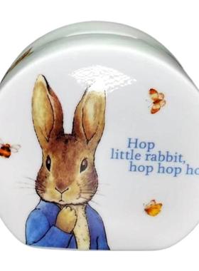 外贸彼得兔半圆题材温馨风存钱罐