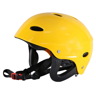 水域救援头盔水上漂流运动防护帽带护耳蓝天消防救援专用头盔帽子