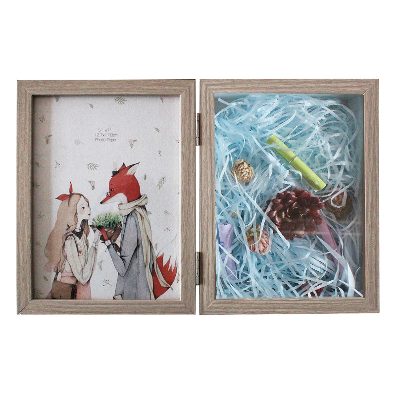创意立体相框摆台中空干花永生花相框/画框