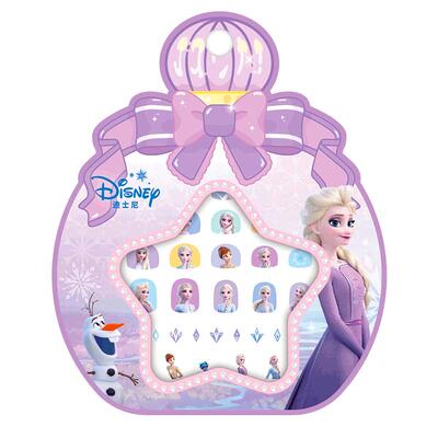 迪士尼儿童公主指甲贴防水防汗