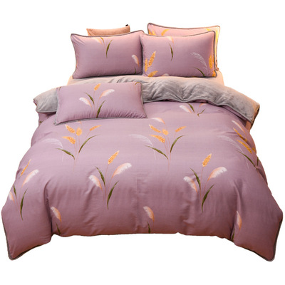 ab面单面绒单面全棉套件