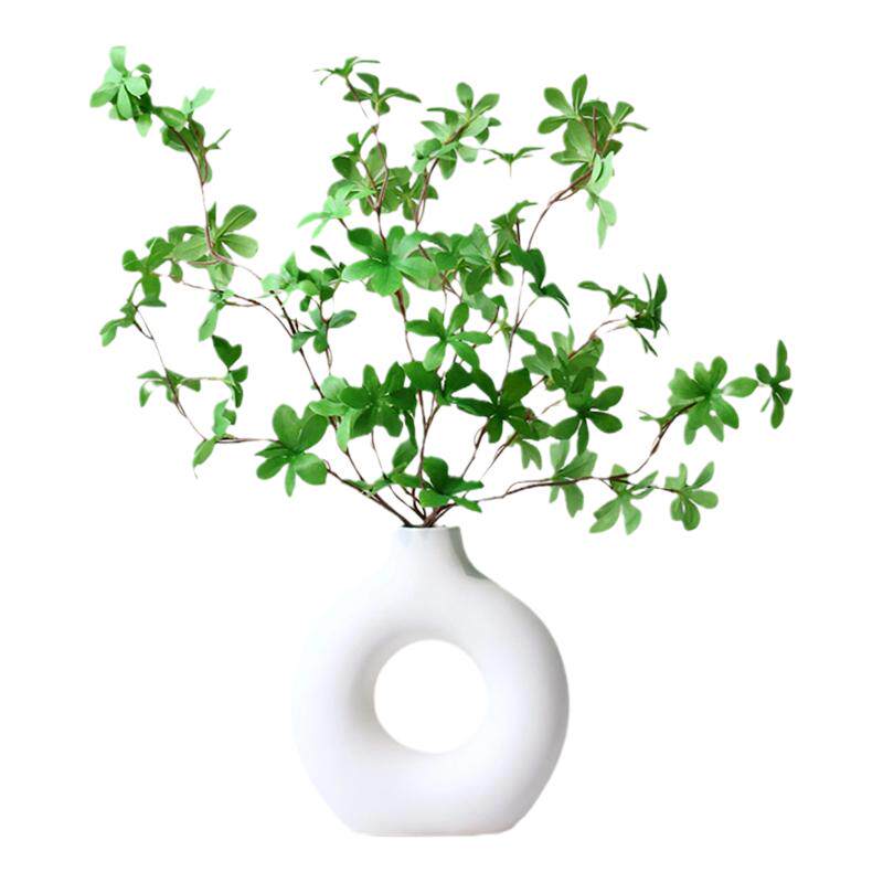 FIVO带花瓶仿真绿植马醉木吊钟客厅摆设插花假花仿真花装饰摆件