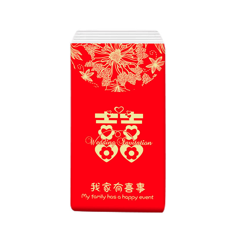 小包纸巾结婚餐巾纸抽纸婚宴用纸可爱迷你纸巾结婚小纸巾整件批发