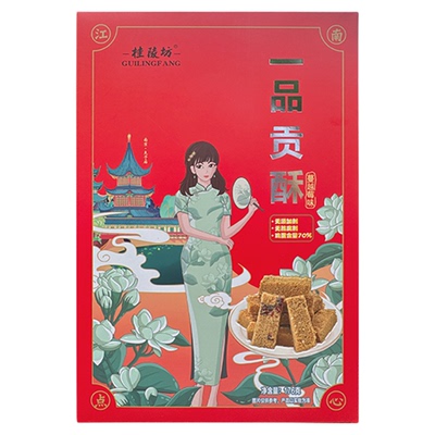 南京特色小吃贡酥老式糕点松软酥脆多口味点心伴手礼送人特产名吃