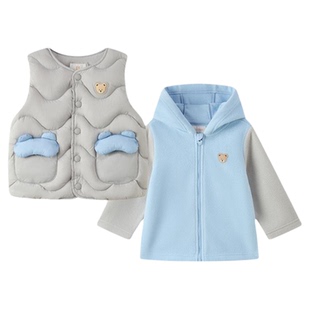 【一衣三穿】PawinPaw卡通小熊童装25秋冬新款男女宝宝羽绒服保暖