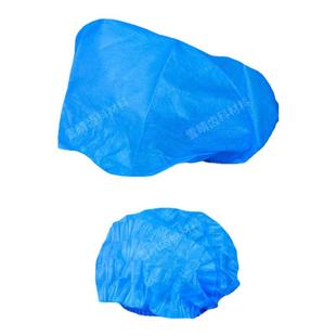 一次性帽子护士圆顶帽头套无纺布手术女厨房防尘帽透气网帽护士帽