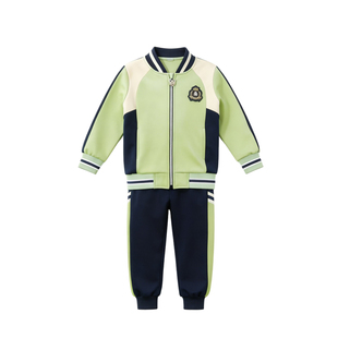 幼儿园园服小学生校服运动套装春秋装南韩丝吸湿排汗儿童班服