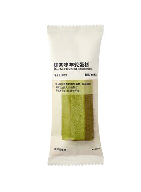 无印良品年轮蛋糕白巧克力抹茶味