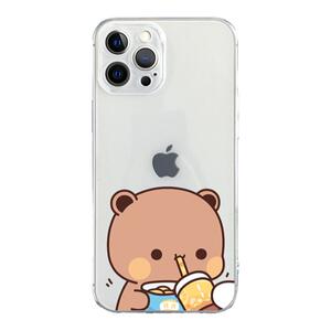 适用iPhone17一二布布透明软壳16pro max情侣恋人苹果13pro手机壳华为OPPO小米15VIVO