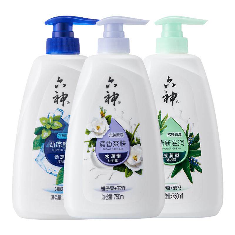 六神沐浴露女生男士持久留香乳液通用清新滋润大容量官方正品品牌