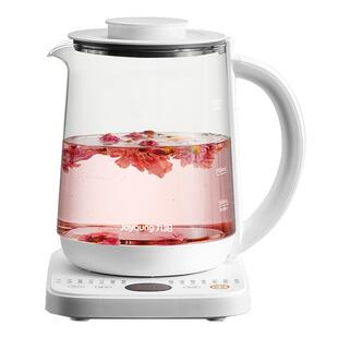 九阳2L大容量养生壶全自动多功能玻璃电热花茶壶家用煮茶器电水壶
