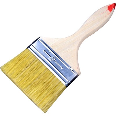 油漆刷子毛刷不掉毛工业用实木