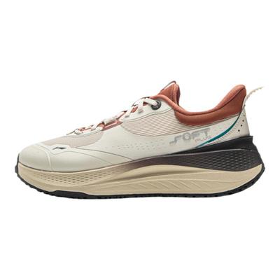 李宁正品SOFT PLUS男子轻质回弹低帮减震耐磨潮流休闲鞋AGLU087