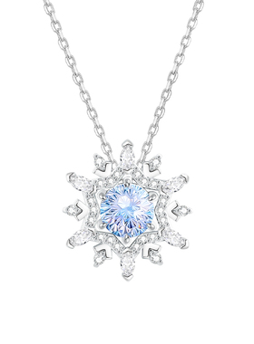 【圣诞礼物】周大生炫彩雪花项链