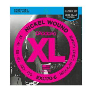 D'Addario 达达里奥 XL镀镍圆卷弦缠绕系列 贝斯弦EXL170/EXL160