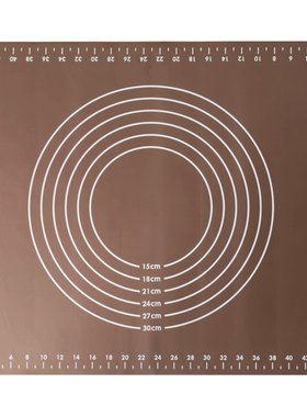 日式硅胶揉面垫家用加厚擀面板烘焙工具防滑硅胶垫特大号和面垫子