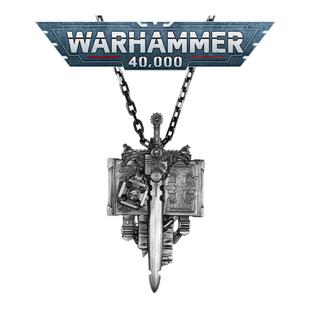 Starforged星辰铸造战锤40K周边灰骑士驱魔圣典银吊坠挂饰现货
