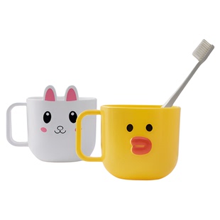 弦生新华简约漱口杯刷牙杯家用洗漱杯儿童卡通饮水杯情侣喝水口杯