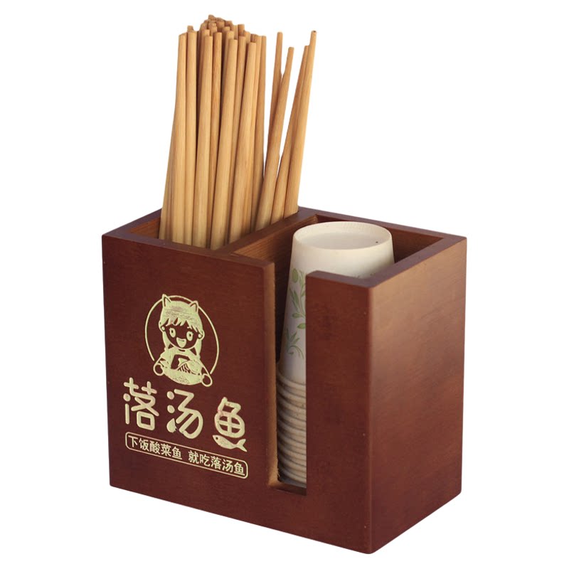 竹制多功能筷筒商用餐厅筷子桶面馆筷子笼饭店公筷公勺收纳盒定制