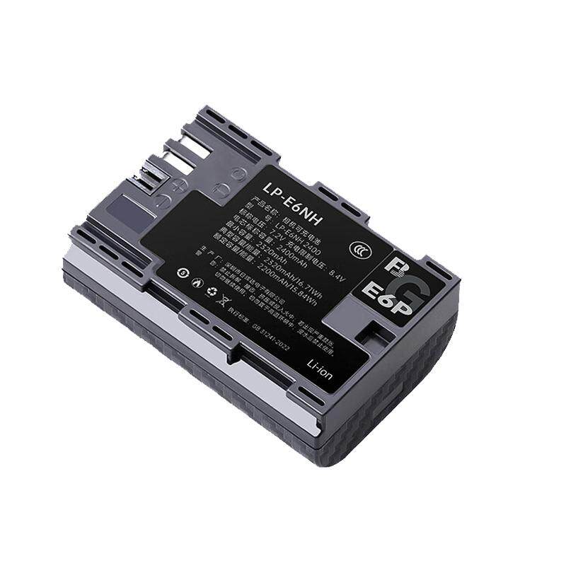 沣标LP-E6P电池LP-E6 E6N E6NH适用佳能R52 R5II R5二代R5C R62 R7 90D 80D 5D4 5D3相机锂电微单反配件