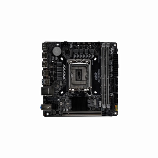 升技H610 itx台式机主板支持12/13代cpu带WIFI接口白色迷你小主板