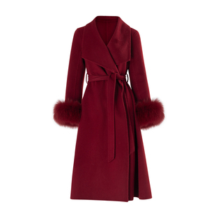 MD千亿【千金绒球】2025冬季百搭显瘦优雅通勤羊毛毛呢外套