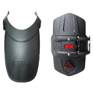 适用于豪爵XCR300前挡泥HJ300-2挡泥板防水新款改装不打孔前后挡