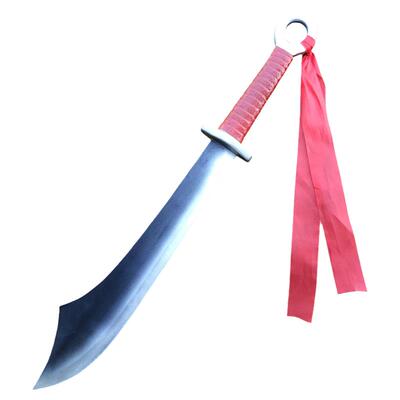 红军大刀玩具男孩仿真安全cos砍刀舞台表演抗日兵器道具木刀橡胶