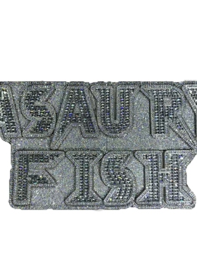 Mr.Bling满钻超大号双排字母吊坠