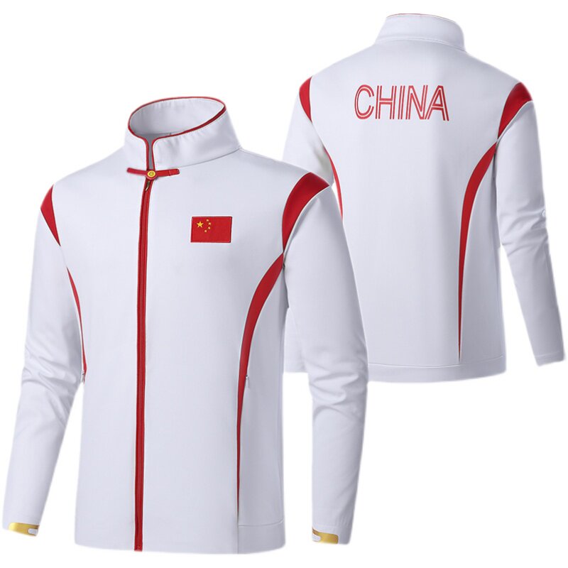 中国队比赛服男女出场服运动套装