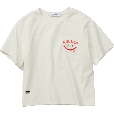 nauticawhitesail多巴胺短款T恤