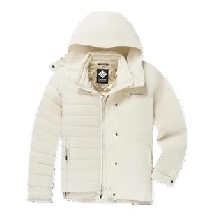 哥伦比亚冲锋衣女款三合一防水金点热能保暖羽绒服内胆外套XR9187