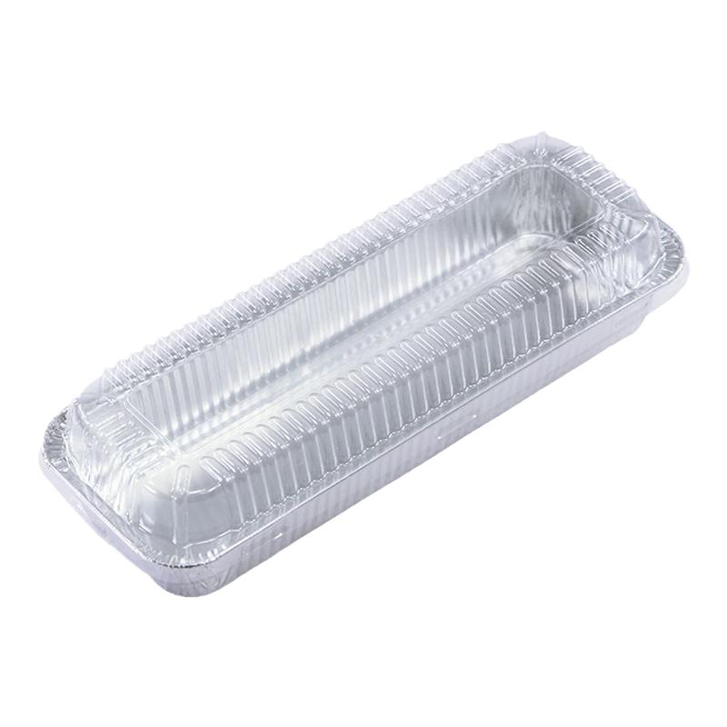 包邮面包烘焙 烤串专用打包盒 锡纸盒烧烤长方形一次性铝箔餐盒